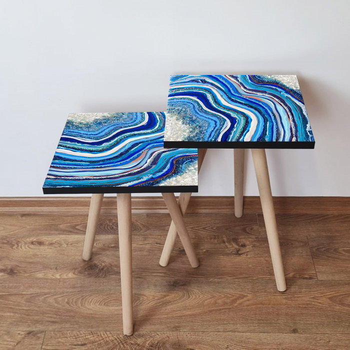 Hanah Home Mesa Nido Multicolor (2 Piezas) Hanah Home Mesa Nido Multicolor (2 Piezas)